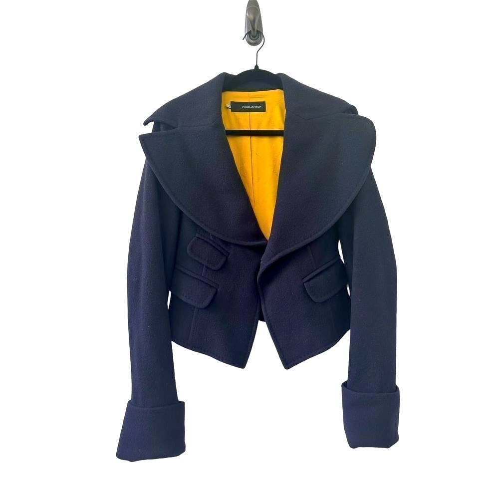 Dsquared2 Lined Polyester Wool Blend Jacket Women… - image 1
